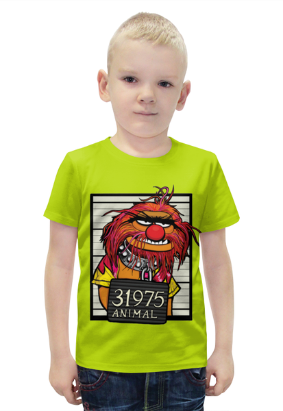 Заказать детскую футболку в Москве. Футболка с полной запечаткой для мальчиков Animal  от ПРИНТЫ ПЕЧАТЬ  - готовые дизайны и нанесение принтов.