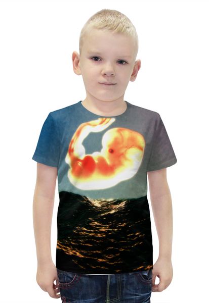 Заказать детскую футболку в Москве. Футболка с полной запечаткой для мальчиков Эмбрион от Deliriumtech - готовые дизайны и нанесение принтов.