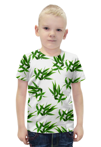 Заказать детскую футболку в Москве. Футболка с полной запечаткой для мальчиков Бамбук от сергей дудников - готовые дизайны и нанесение принтов.