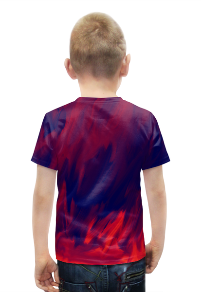 Заказать детскую футболку в Москве. Футболка с полной запечаткой для мальчиков Живописные краски от THE_NISE  - готовые дизайны и нанесение принтов.