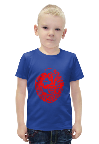 Заказать детскую футболку в Москве. Футболка с полной запечаткой для мальчиков Fox Holic от Franka  - готовые дизайны и нанесение принтов.