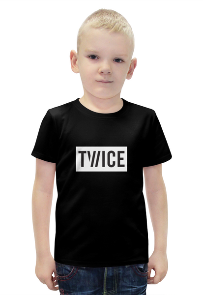 Заказать детскую футболку в Москве. Футболка с полной запечаткой для мальчиков Twice от THE_NISE  - готовые дизайны и нанесение принтов.