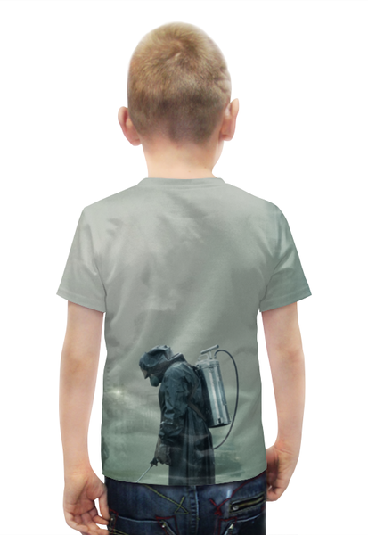 Заказать детскую футболку в Москве. Футболка с полной запечаткой для мальчиков Чернобыль от skynatural - готовые дизайны и нанесение принтов.