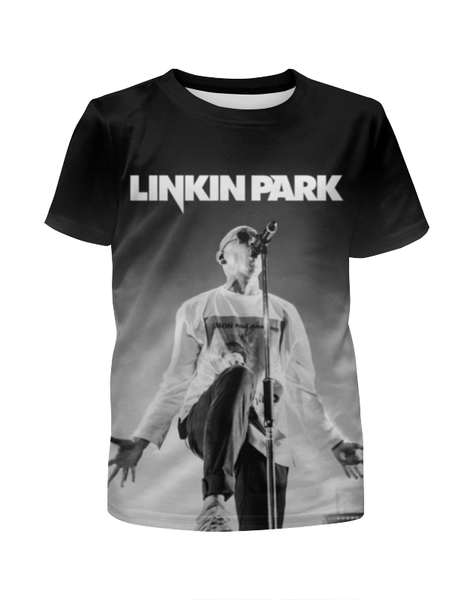 Заказать детскую футболку в Москве. Футболка с полной запечаткой для мальчиков Linkin Park от geekbox - готовые дизайны и нанесение принтов.
