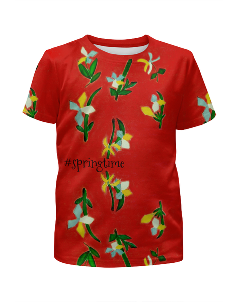 Заказать детскую футболку в Москве. Футболка с полной запечаткой для мальчиков Весна, весна от mrs-snit@yandex.ru - готовые дизайны и нанесение принтов.