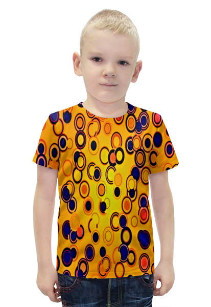 Заказать детскую футболку в Москве. Футболка с полной запечаткой для мальчиков Шары цветные от THE_NISE  - готовые дизайны и нанесение принтов.