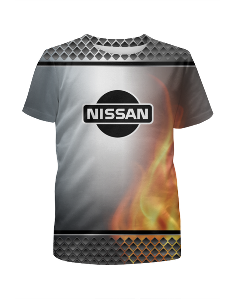 Заказать детскую футболку в Москве. Футболка с полной запечаткой для мальчиков Nissan от THE_NISE  - готовые дизайны и нанесение принтов.