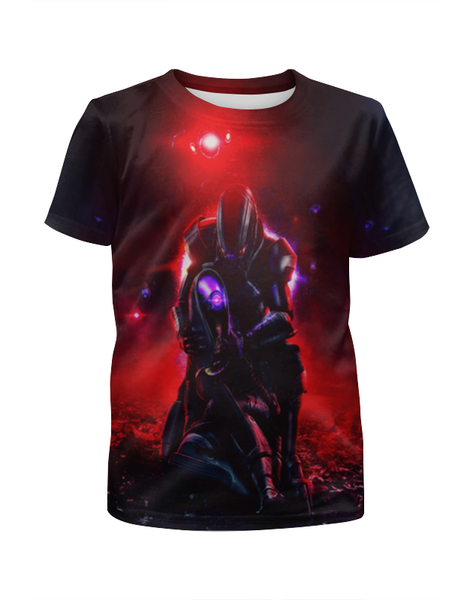 Заказать детскую футболку в Москве. Футболка с полной запечаткой для мальчиков Mass Effect Legendary Edition от THE_NISE  - готовые дизайны и нанесение принтов.
