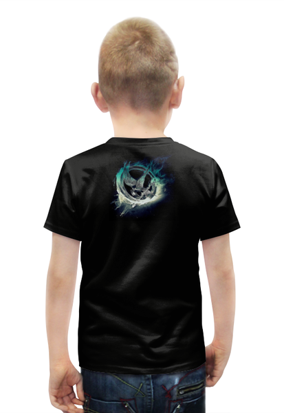 Заказать детскую футболку в Москве. Футболка с полной запечаткой для мальчиков Голодные Игры от scrat29@yandex.ru - готовые дизайны и нанесение принтов.