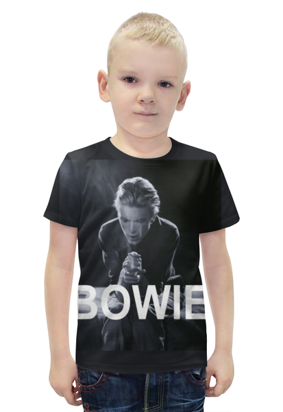 Заказать детскую футболку в Москве. Футболка с полной запечаткой для мальчиков David Bowie от cherdantcev - готовые дизайны и нанесение принтов.