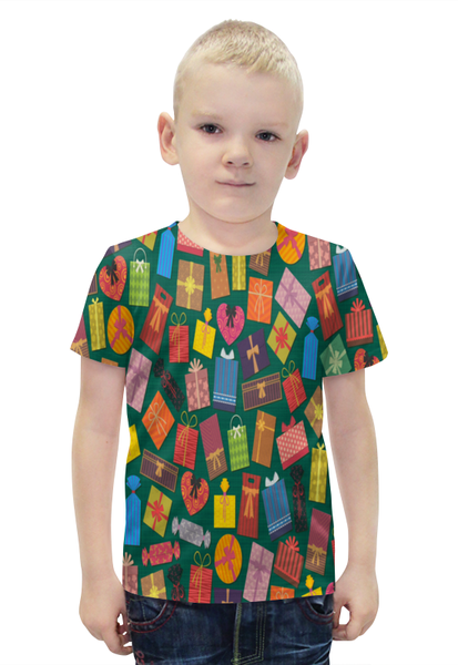 Заказать детскую футболку в Москве. Футболка с полной запечаткой для мальчиков Подарок от THE_NISE  - готовые дизайны и нанесение принтов.
