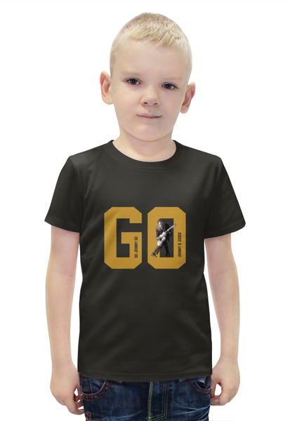 Заказать детскую футболку в Москве. Футболка с полной запечаткой для мальчиков Go, Go Johnny Go! от Рустам Юсупов - готовые дизайны и нанесение принтов.