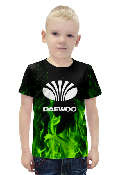 Заказать детскую футболку в Москве. Футболка с полной запечаткой для мальчиков Daewoo от THE_NISE  - готовые дизайны и нанесение принтов.