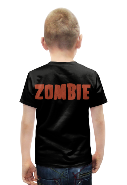 Заказать детскую футболку в Москве. Футболка с полной запечаткой для мальчиков Zombie Sheriff от Leichenwagen - готовые дизайны и нанесение принтов.