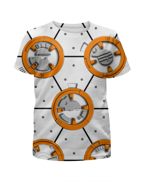 Заказать детскую футболку в Москве. Футболка с полной запечаткой для мальчиков CosmicDroid от balden - готовые дизайны и нанесение принтов.