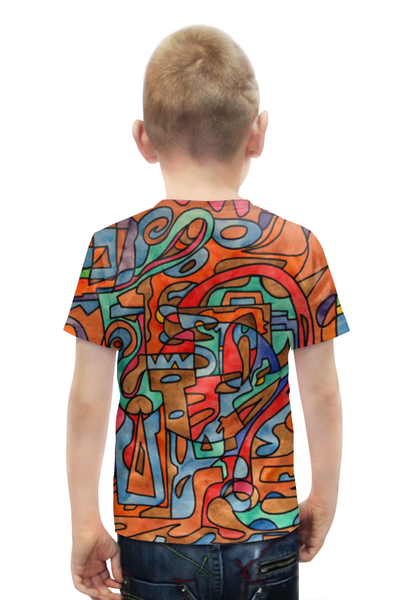 Заказать детскую футболку в Москве. Футболка с полной запечаткой для мальчиков QXX`A0.,H33 от Vadim Koval - готовые дизайны и нанесение принтов.