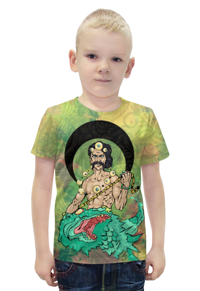 Заказать детскую футболку в Москве. Футболка с полной запечаткой для мальчиков Варуна от bloodrabbit - готовые дизайны и нанесение принтов.