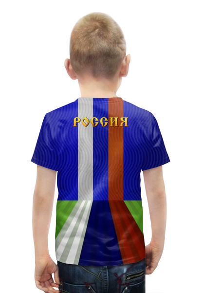 Заказать детскую футболку в Москве. Футболка с полной запечаткой для мальчиков SOCCER Design от balden - готовые дизайны и нанесение принтов.