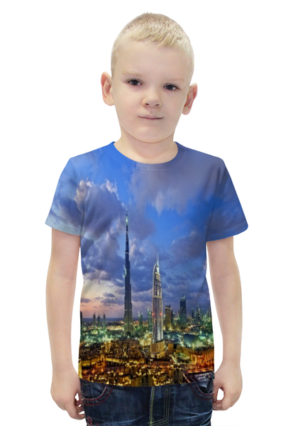 Заказать детскую футболку в Москве. Футболка с полной запечаткой для мальчиков Big City  от THE_NISE  - готовые дизайны и нанесение принтов.