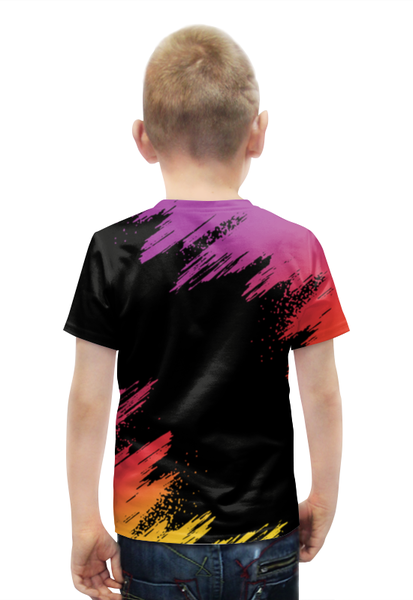 Заказать детскую футболку в Москве. Футболка с полной запечаткой для мальчиков Likee от weeert - готовые дизайны и нанесение принтов.