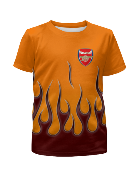 Заказать детскую футболку в Москве. Футболка с полной запечаткой для мальчиков Arsenal от THE_NISE  - готовые дизайны и нанесение принтов.