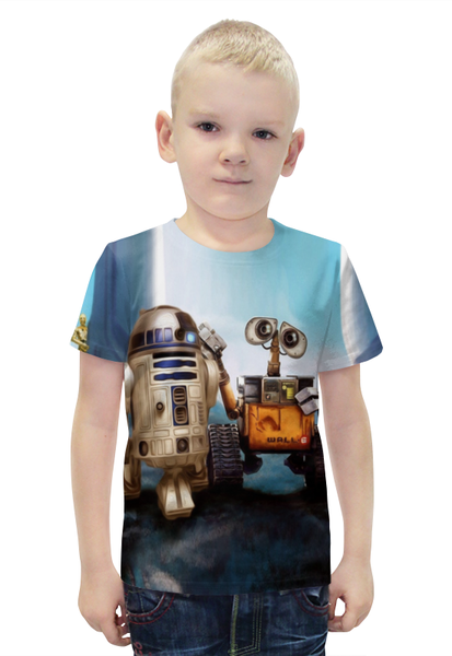 Заказать детскую футболку в Москве. Футболка с полной запечаткой для мальчиков Star Wars (1) от ПРИНТЫ ПЕЧАТЬ  - готовые дизайны и нанесение принтов.