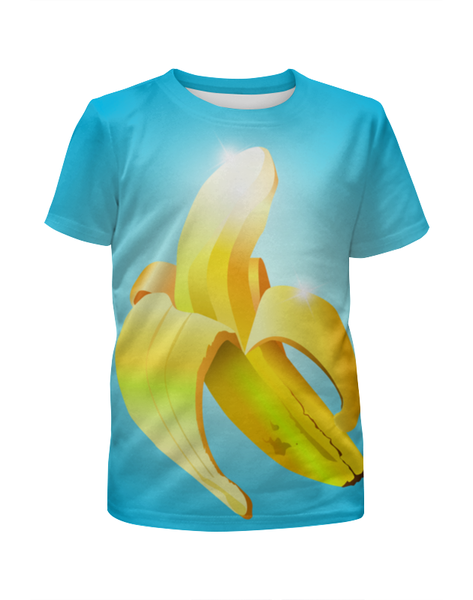 Заказать детскую футболку в Москве. Футболка с полной запечаткой для мальчиков банан от Марина Кольцова - готовые дизайны и нанесение принтов.