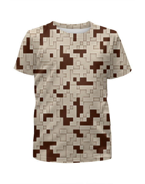Заказать детскую футболку в Москве. Футболка с полной запечаткой для мальчиков Pixel Retro от THE_NISE  - готовые дизайны и нанесение принтов.