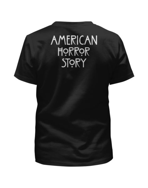 Заказать детскую футболку в Москве. Футболка с полной запечаткой для мальчиков American horror story от ПРИНТЫ ПЕЧАТЬ  - готовые дизайны и нанесение принтов.