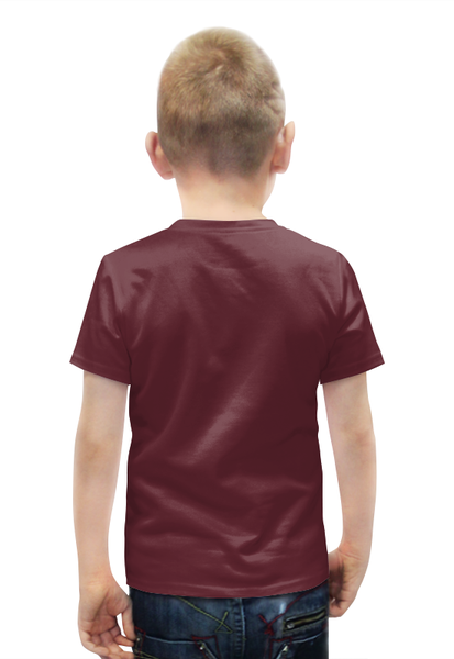 Заказать детскую футболку в Москве. Футболка с полной запечаткой для мальчиков Багряный закат от THE_NISE  - готовые дизайны и нанесение принтов.