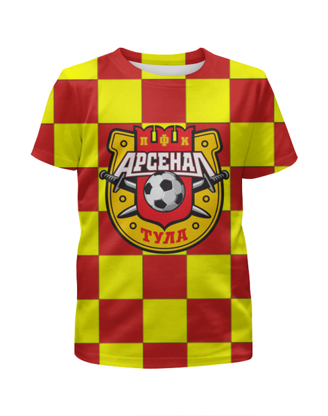 Заказать детскую футболку в Москве. Футболка с полной запечаткой для мальчиков Арсенал ПФК от Виктор Гришин - готовые дизайны и нанесение принтов.