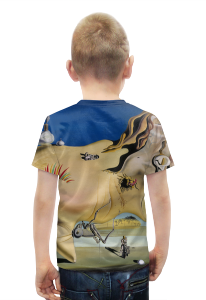 Заказать детскую футболку в Москве. Футболка с полной запечаткой для мальчиков Сальвадор дали от CoolDesign - готовые дизайны и нанесение принтов.