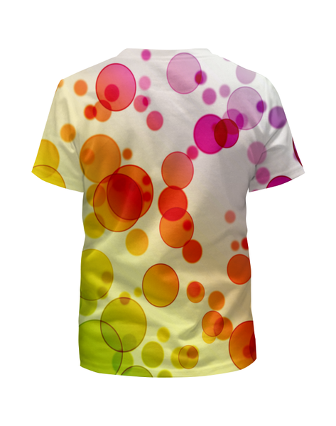 Заказать детскую футболку в Москве. Футболка с полной запечаткой для мальчиков Разноцветные круги от THE_NISE  - готовые дизайны и нанесение принтов.