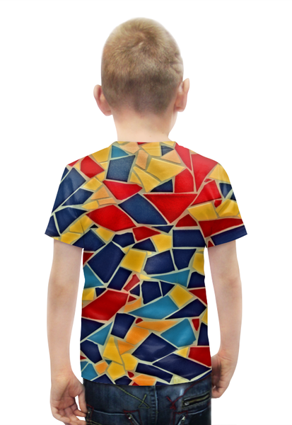 Заказать детскую футболку в Москве. Футболка с полной запечаткой для мальчиков Стекла от THE_NISE  - готовые дизайны и нанесение принтов.