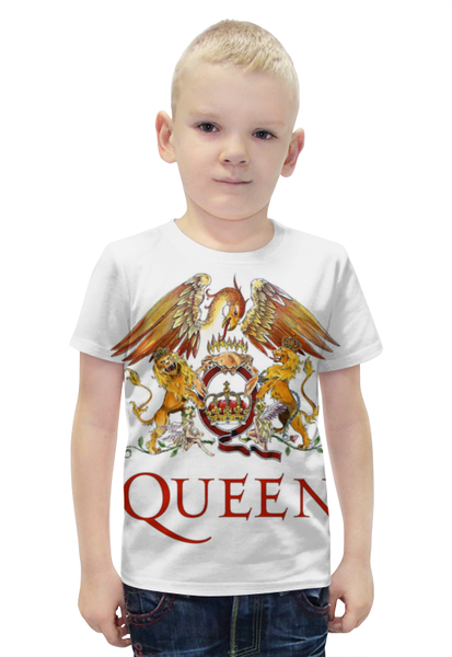 Заказать детскую футболку в Москве. Футболка с полной запечаткой для мальчиков Queen от konstantin-ishhukov - готовые дизайны и нанесение принтов.
