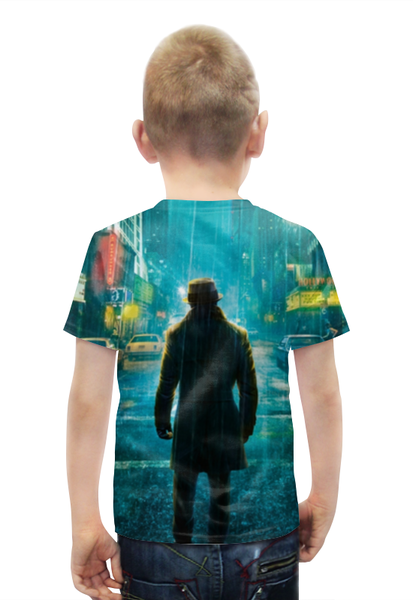 Заказать детскую футболку в Москве. Футболка с полной запечаткой для мальчиков Watchmen от makken - готовые дизайны и нанесение принтов.