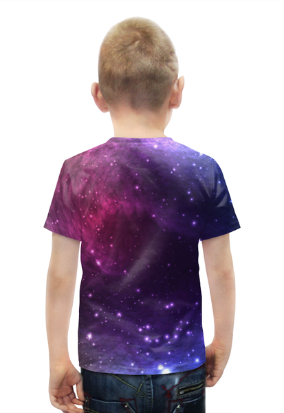 Заказать детскую футболку в Москве. Футболка с полной запечаткой для мальчиков   Космос от THE_NISE  - готовые дизайны и нанесение принтов.