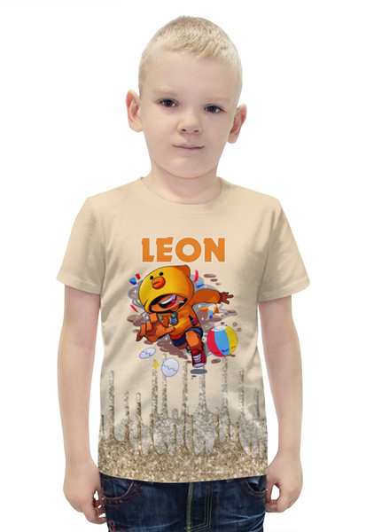 Заказать детскую футболку в Москве. Футболка с полной запечаткой для мальчиков Brawl Stars   от T-shirt print  - готовые дизайны и нанесение принтов.