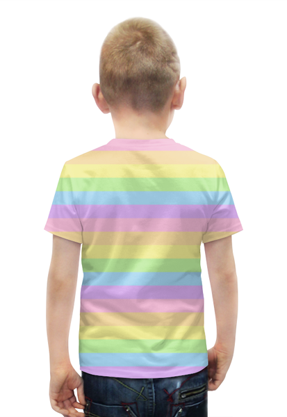 Заказать детскую футболку в Москве. Футболка с полной запечаткой для мальчиков LINES от CoolDesign - готовые дизайны и нанесение принтов.
