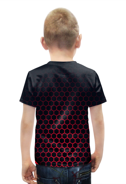 Заказать детскую футболку в Москве. Футболка с полной запечаткой для мальчиков Автомобиль от T-shirt print  - готовые дизайны и нанесение принтов.