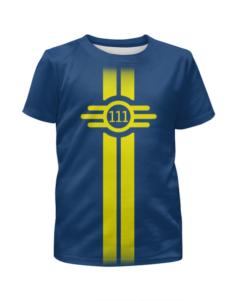 Заказать детскую футболку в Москве. Футболка с полной запечаткой для мальчиков Fallout от printik - готовые дизайны и нанесение принтов.