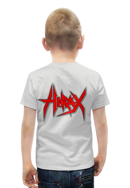 Заказать детскую футболку в Москве. Футболка с полной запечаткой для мальчиков Hirax Band от Leichenwagen - готовые дизайны и нанесение принтов.