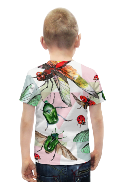Заказать детскую футболку в Москве. Футболка с полной запечаткой для мальчиков насекомые от THE_NISE  - готовые дизайны и нанесение принтов.