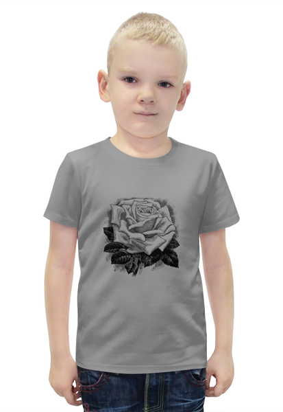 Заказать детскую футболку в Москве. Футболка с полной запечаткой для мальчиков Цветок от THE_NISE  - готовые дизайны и нанесение принтов.