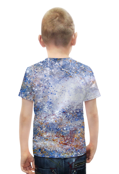 Заказать детскую футболку в Москве. Футболка с полной запечаткой для мальчиков Магелланово облако 1 от Люся Чарская - готовые дизайны и нанесение принтов.