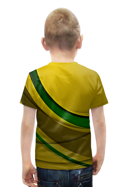 Заказать детскую футболку в Москве. Футболка с полной запечаткой для мальчиков Линии от THE_NISE  - готовые дизайны и нанесение принтов.