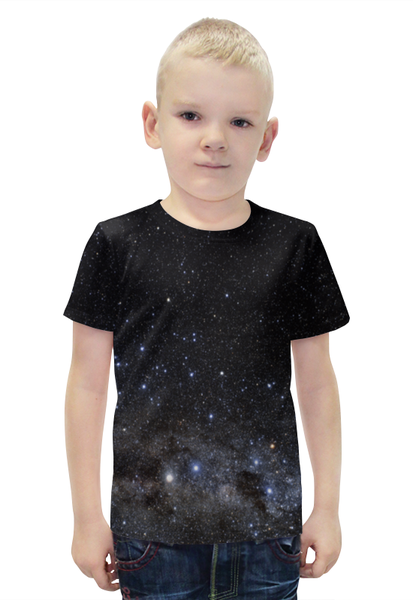 Заказать детскую футболку в Москве. Футболка с полной запечаткой для мальчиков Космос Space  от ksnkch - готовые дизайны и нанесение принтов.