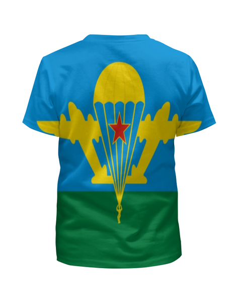 Заказать детскую футболку в Москве. Футболка с полной запечаткой для мальчиков Воздушно десантные войска от EDJEY  - готовые дизайны и нанесение принтов.