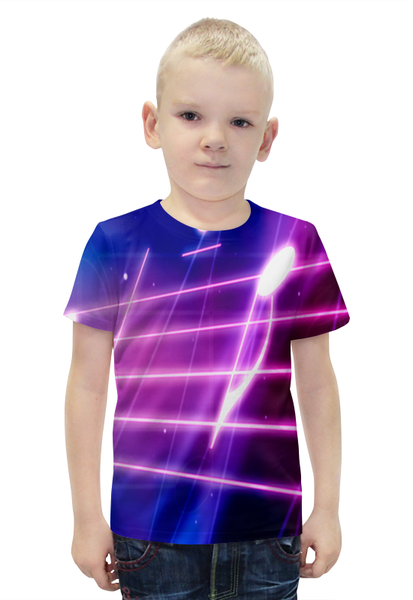 Заказать детскую футболку в Москве. Футболка с полной запечаткой для мальчиков Мелодия от THE_NISE  - готовые дизайны и нанесение принтов.