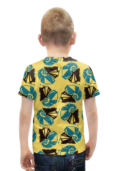 Заказать детскую футболку в Москве. Футболка с полной запечаткой для мальчиков слоны  от Eliza - готовые дизайны и нанесение принтов.